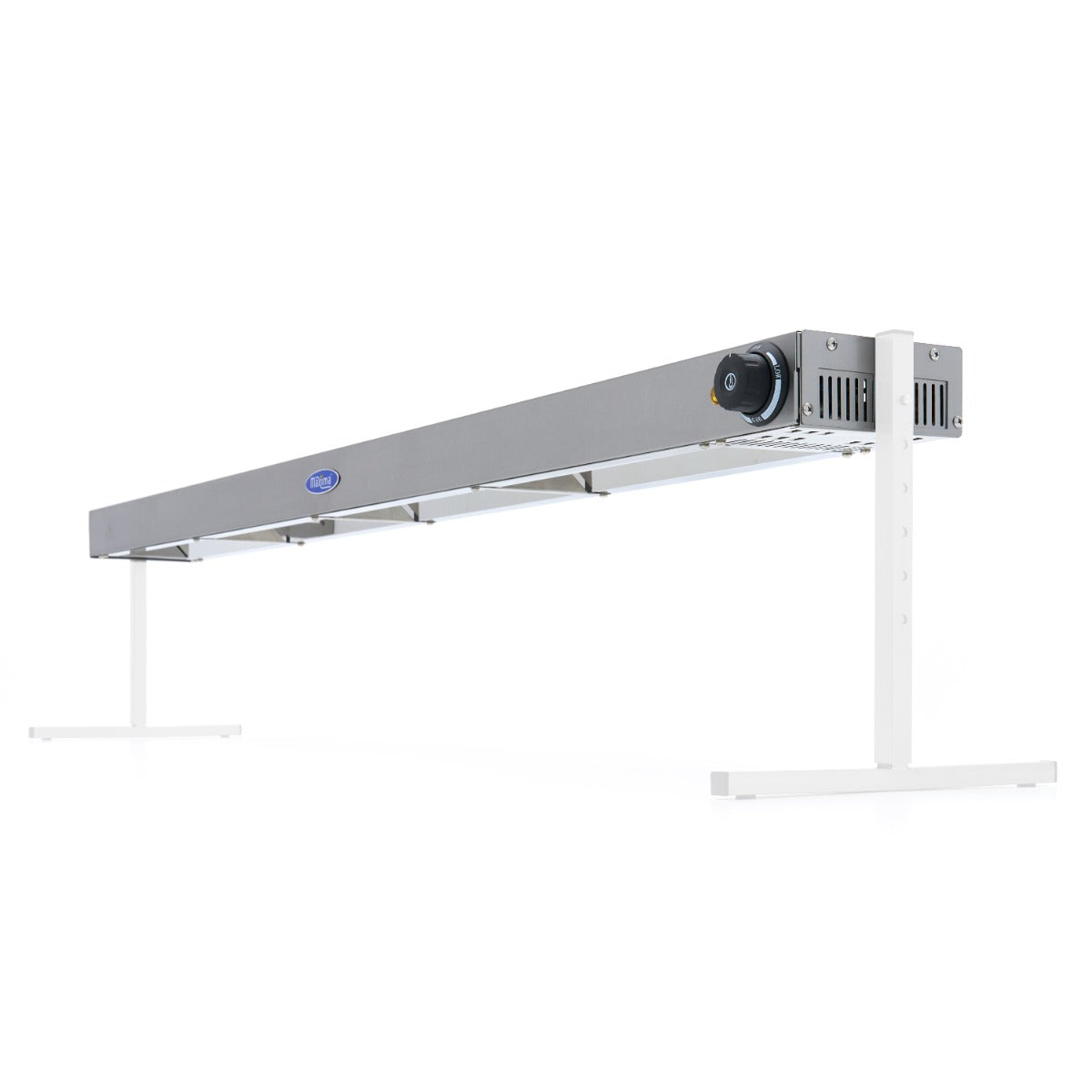 Rampe chauffante Maxima de 152 cm, adaptée à une installation au plafond ou en pose libre, pour chauffage efficace.