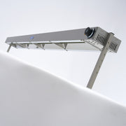 Rampe chauffante Maxima de 182 cm, lampe chauffante adaptable au plafond ou en pose libre, pour chauffage efficace.