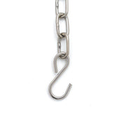 Rampe chauffante Maxima avec chaîne de support et crochets, ensemble de 2 pièces, pour chauffage efficace.