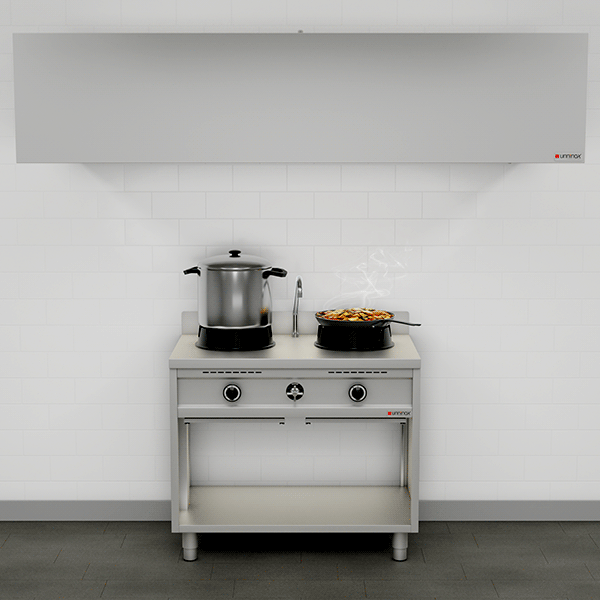 Wokstove | gaz wok stove - 2x15 kW - 2 cooking zone - Unninox - image 7