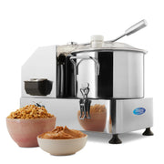 Robot de cuisine Maxima avec bol de 6 L, couteaux en acier inoxydable, parfait pour mélanger et hacher en cuisine.