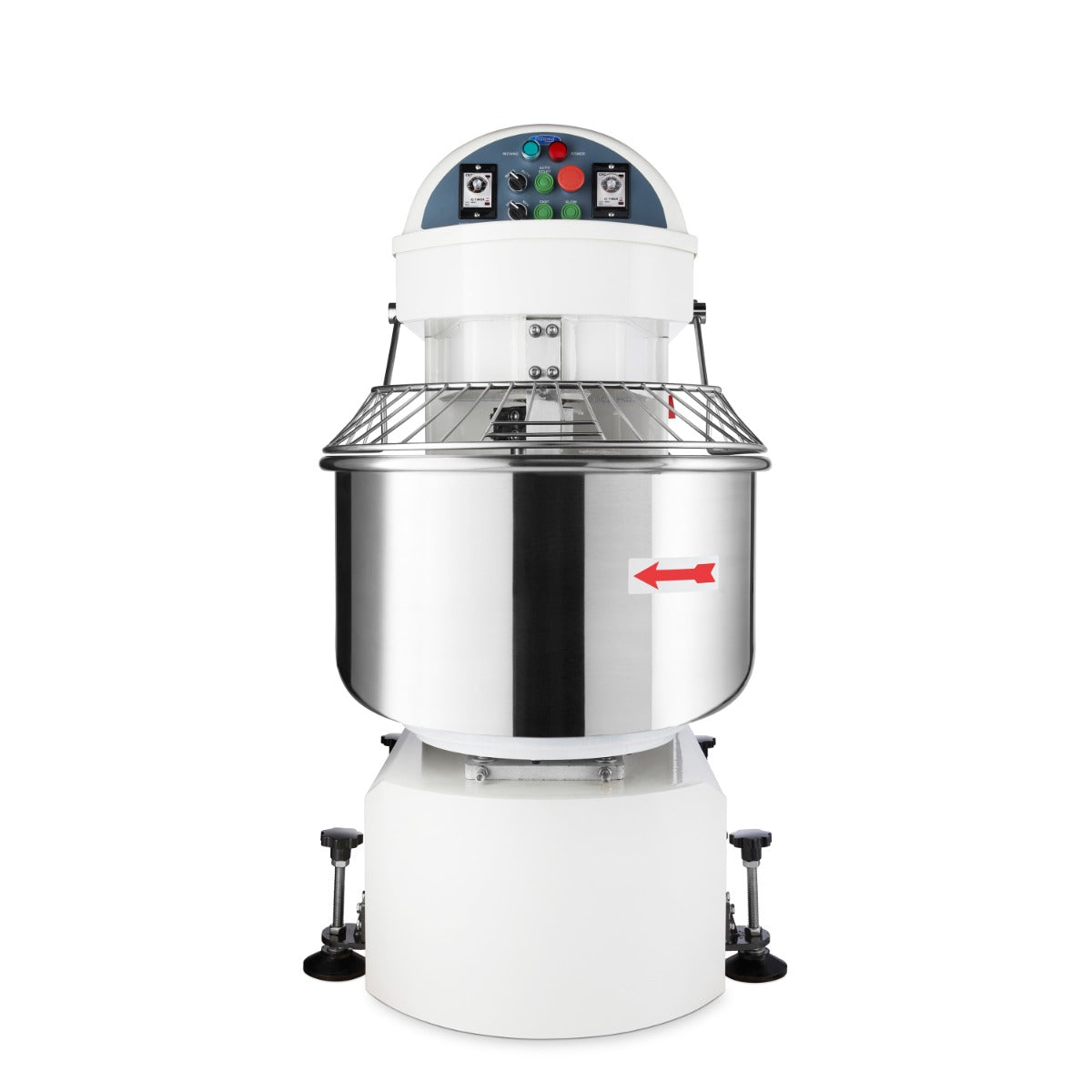 Pétrin à spirale Maxima, machine à pâte de 130L, capacité 80kg, deux vitesses, électrique 400V, pour pétrir la pâte.