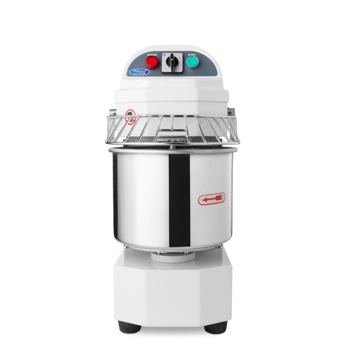 Pétrin à spirale Maxima, machine à pâte de 10L, capacité de 6 kg de pâte pour la fabrication de pâtes maison.