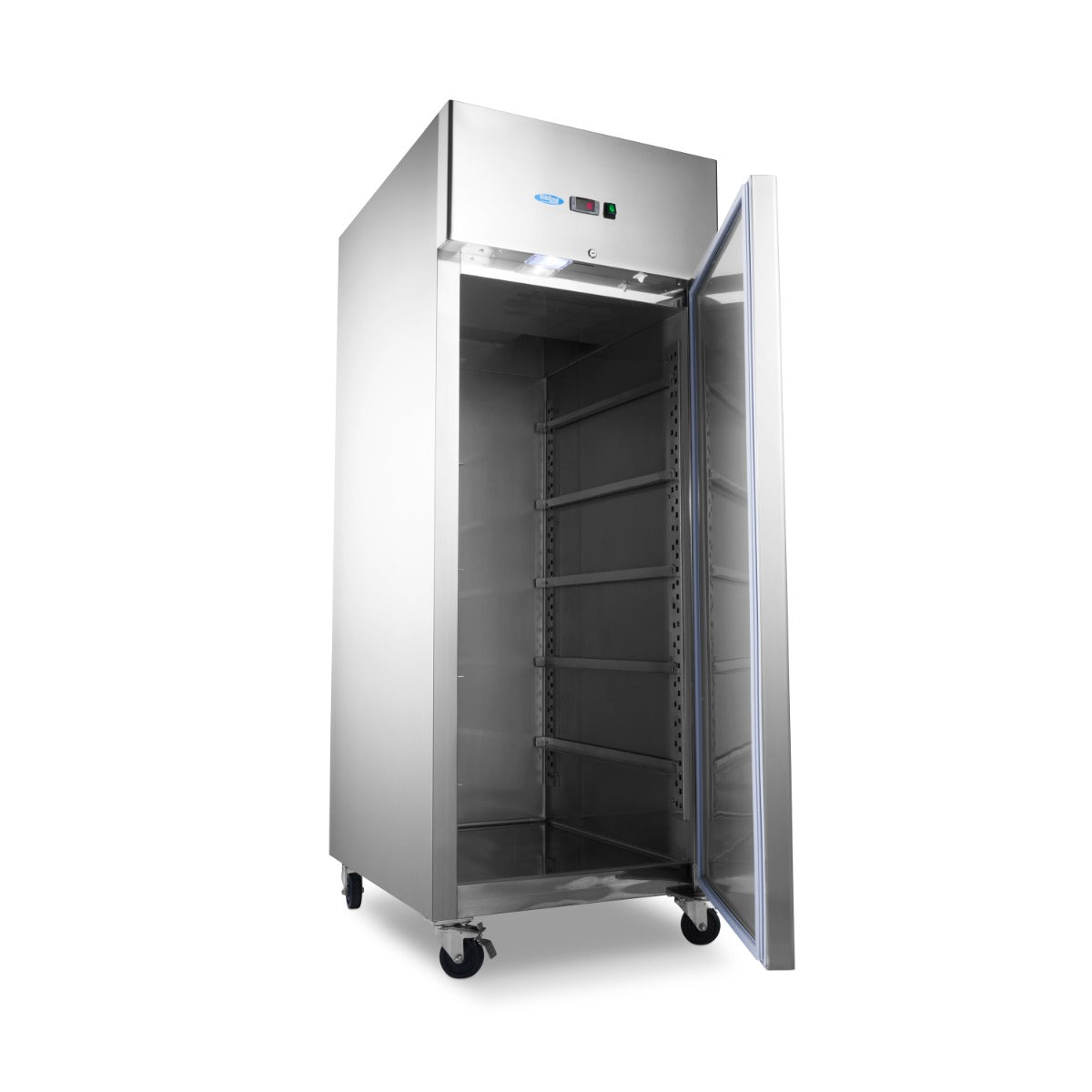Réfrigérateur de boulangerie - 800 L - étagères réglables - convient à 60 x 40 cm - sur roues