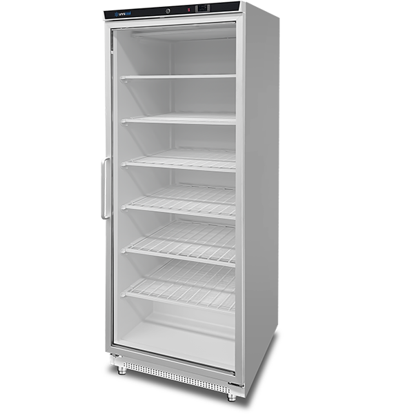 Freezer | 630L | White + Glass | –18°C/–22°C | Ventilated | 775 x 735 x 1920 mm - Unninox - image 3
