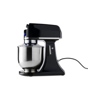 Mixer planétaire - 7 L - jusqu'à 2 kg de pâte - noir