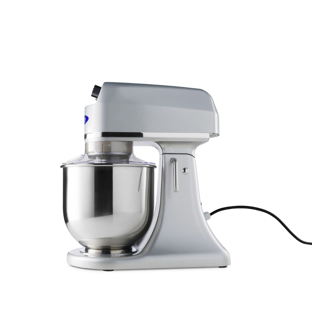 Mixer planétaire - 7 L - jusqu'à 2 kg de pâte - argent