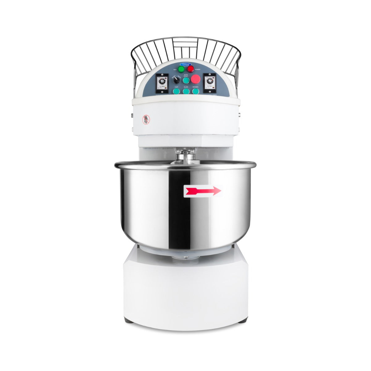 Pétrin à spirale / pétrin à pâte - 75 L - 48 kg de pâte - 2 vitesses