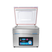 Machine à emballer sous vide Maxima avec joint 44 cm, chambre W22 x D46 x H46 cm, pour une conservation optimale des aliments.