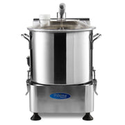 Robot culinaire Maxima 9L avec 4 fouets et accessoires pour préparation efficace en cuisine.