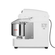 Pétrin à spirale Maxima, machine à pâte de 10 L, capacité de 6 kg de pâte, en acier inoxydable, pour la cuisine professionnelle.