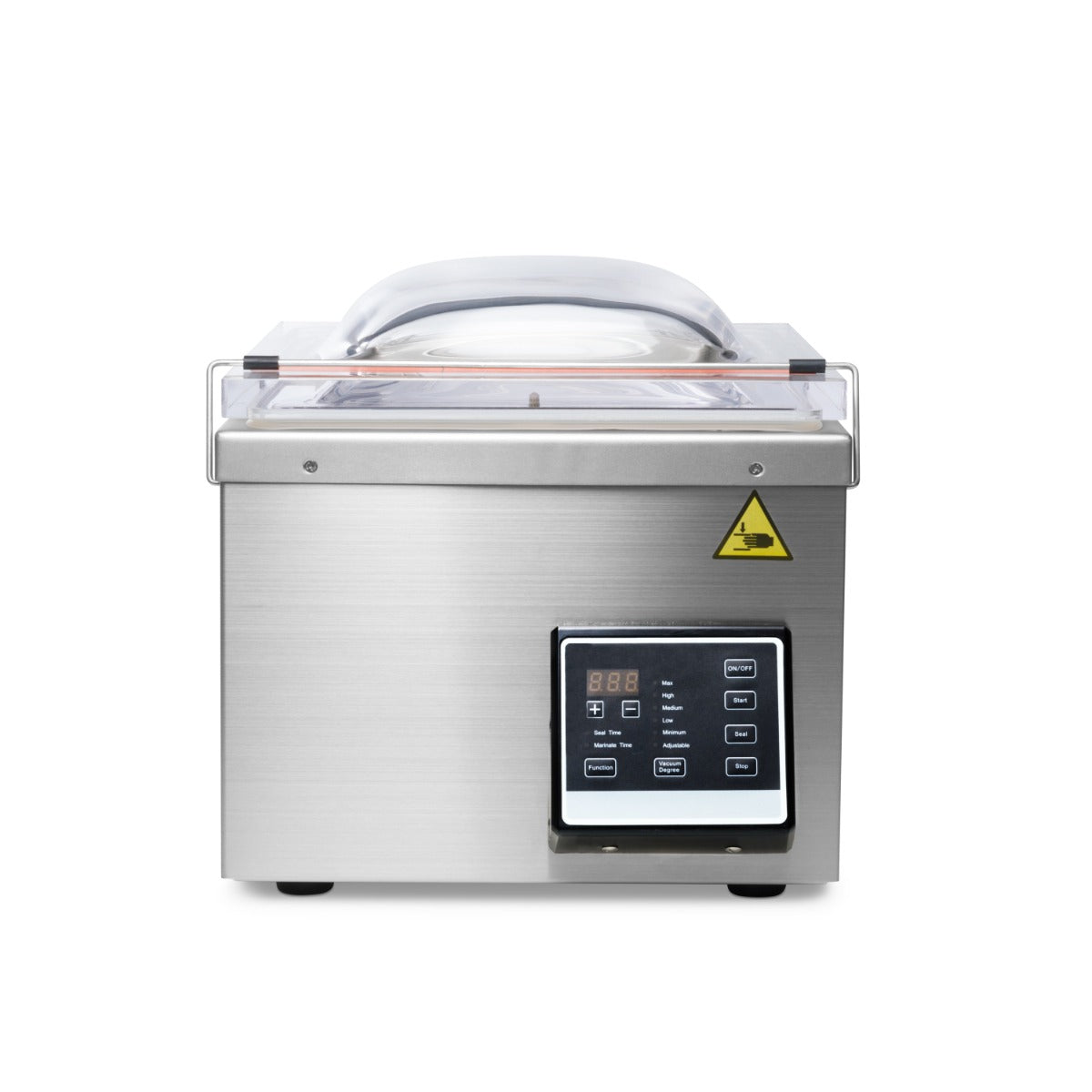 Machine à emballer sous vide Maxima avec joint de 29 cm, chambre de 35 x 30 x 11 cm, appareil pour emballage alimentaire.