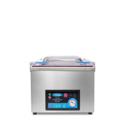 Machine à emballer sous vide Maxima avec joint de 44 cm, chambre de 46 cm de haut et 22 cm de large, pour emballage alimentaire.