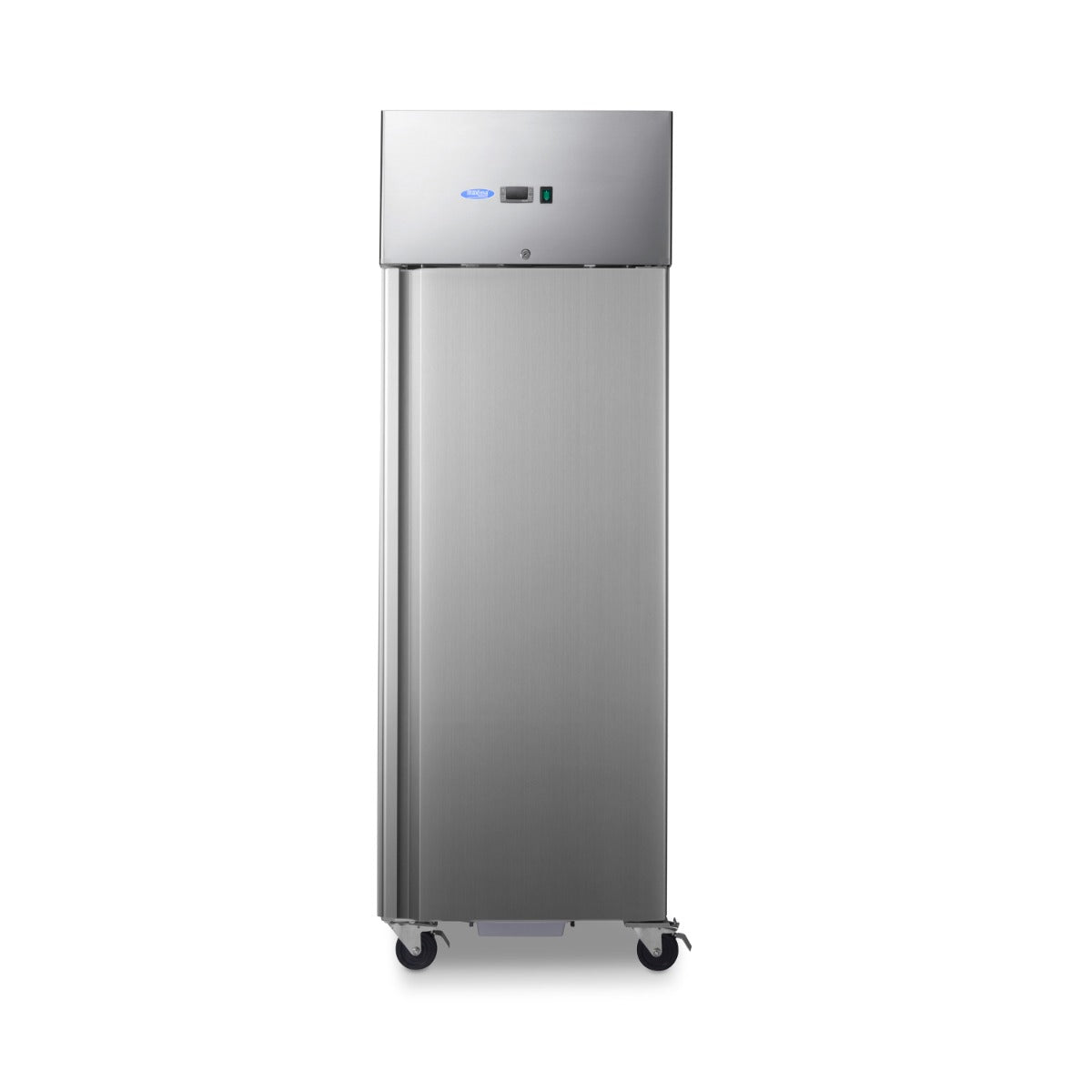 Réfrigérateur à poisson - 600 L - 7 conteneurs (60 x 40 cm) - sur roulettes - acier inoxydable
