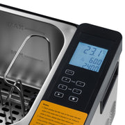 Cuiseur sous vide Maxima de 12,5 L pour cuisson précise et uniforme, avec affichage numérique et cuve en acier inoxydable.