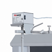 Machine à kebab électrique professionnelle AKSORA avec 2 feux, moteur haut pour cuisson efficace et rapide.