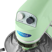 Mixer planétaire - 7 L - jusqu'à 2 kg de pâte - vert