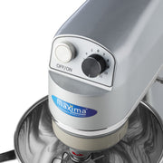 Mixer planétaire - 7 L - jusqu'à 2 kg de pâte - argent