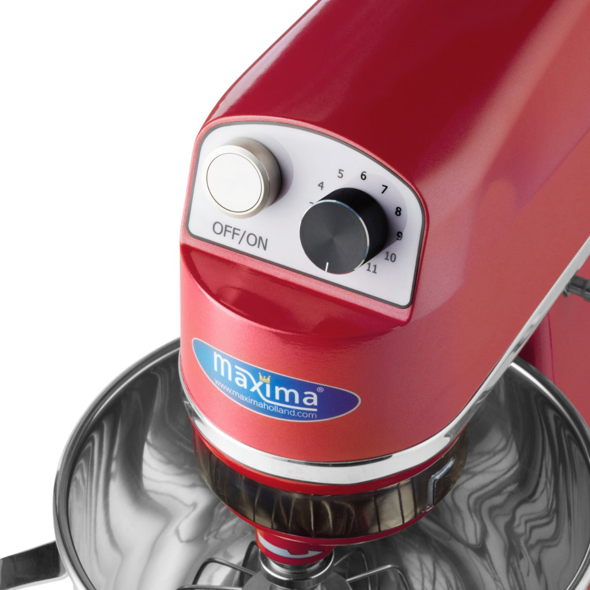 Mixer planétaire - 7 L - jusqu'à  2kg de pâte - rouge framboise