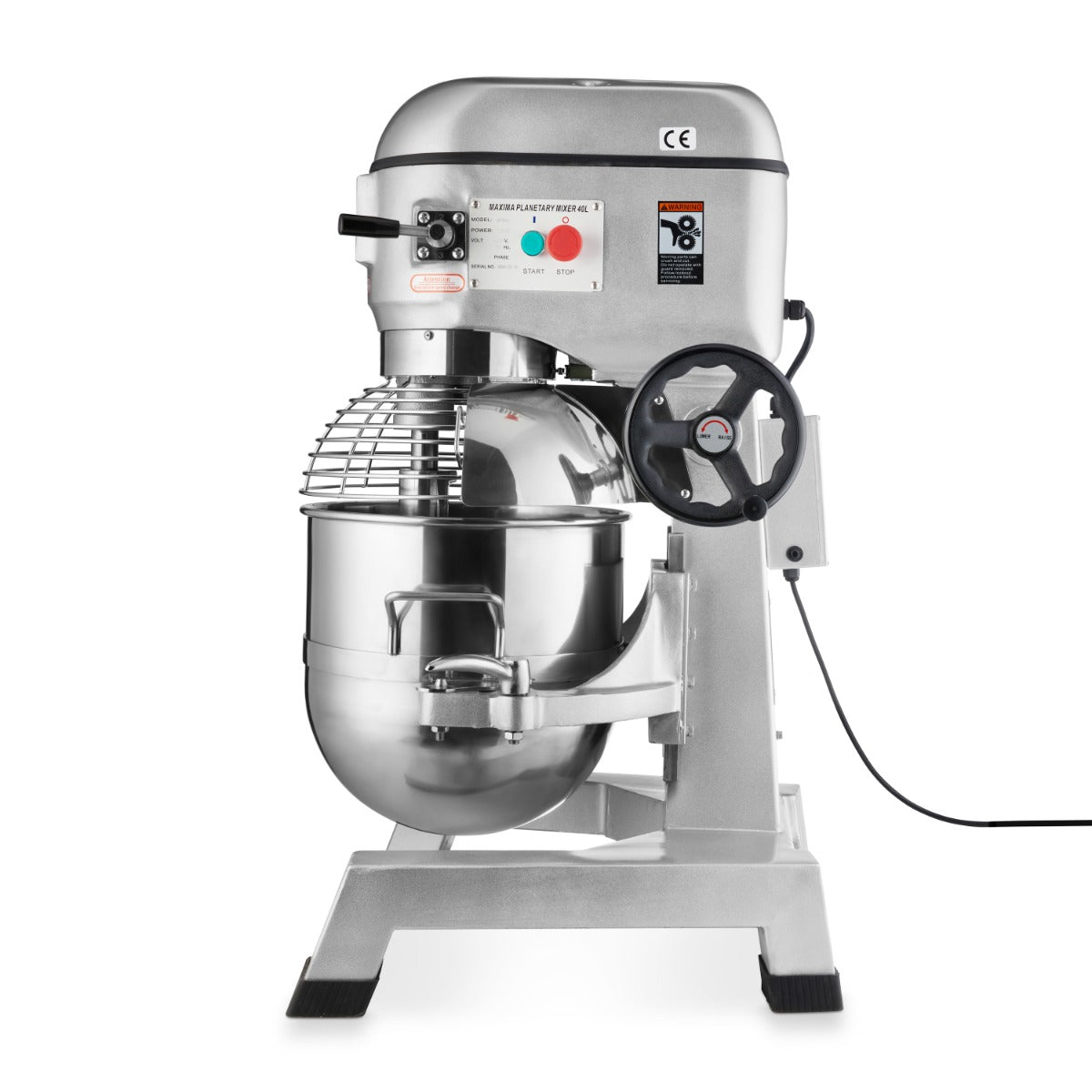 Mixer planétaire - 40 L - jusqu'à 20 kg de pâte - 3 vitesses