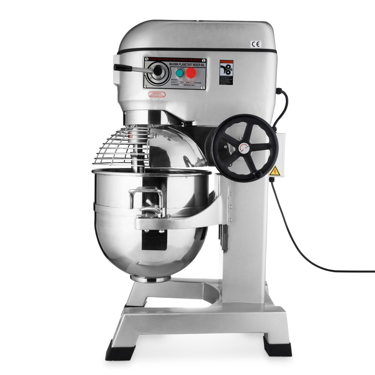 Mixer planétaire - 60 L - jusqu'à 30 kg de pâte - 3 vitesses