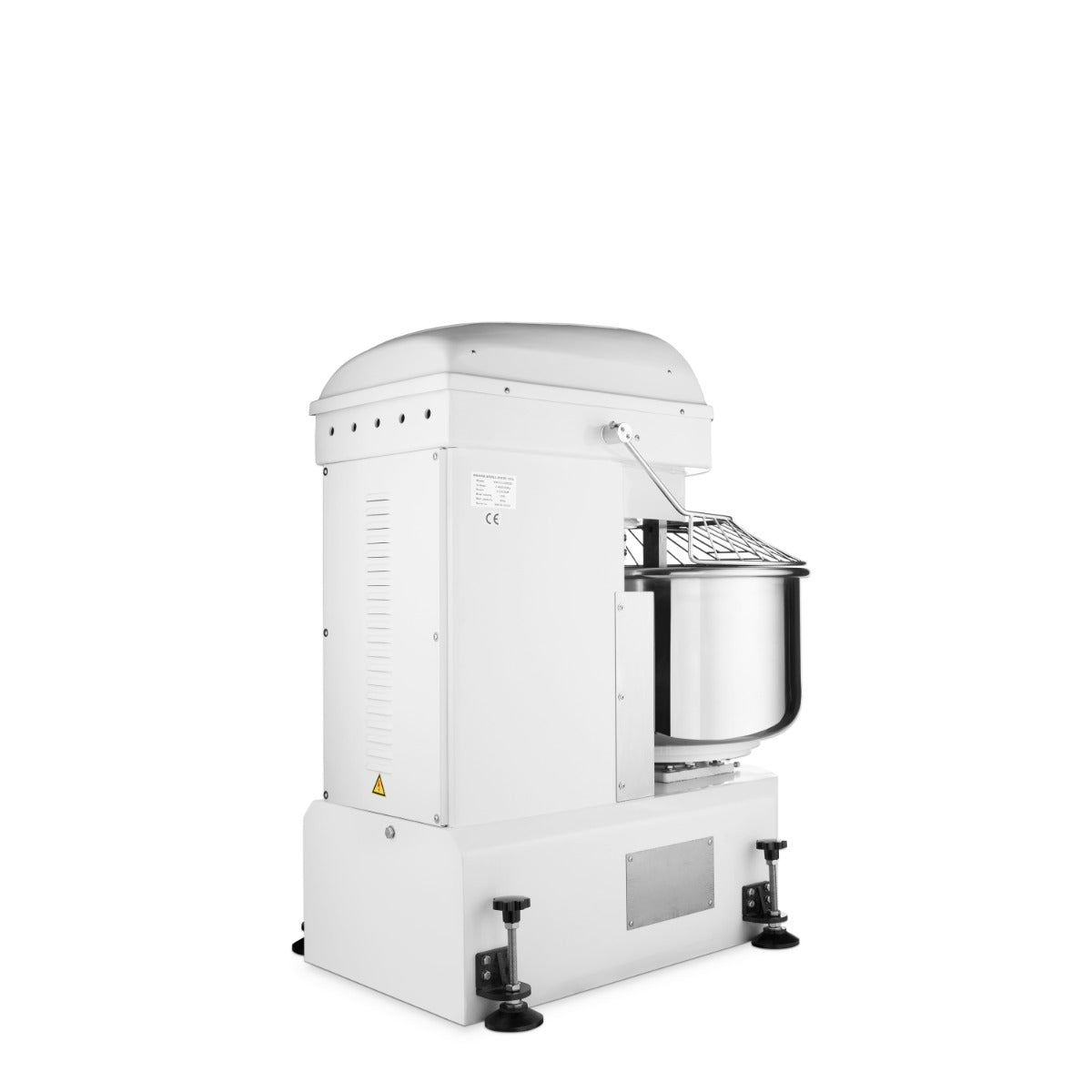 Pétrin à spirale Maxima, machine à pâte de 100 L, 2 vitesses, pour 64 kg de pâte, électrique 400V, en acier inoxydable.