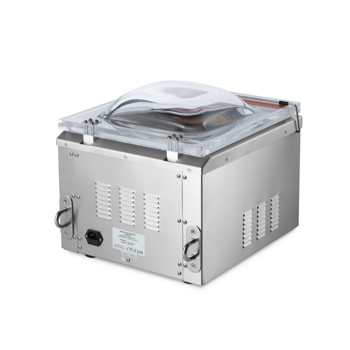 Machine à emballer sous vide Maxima avec joint de 29 cm, chambre de 35x30x11 cm, pour une conservation optimale des aliments.
