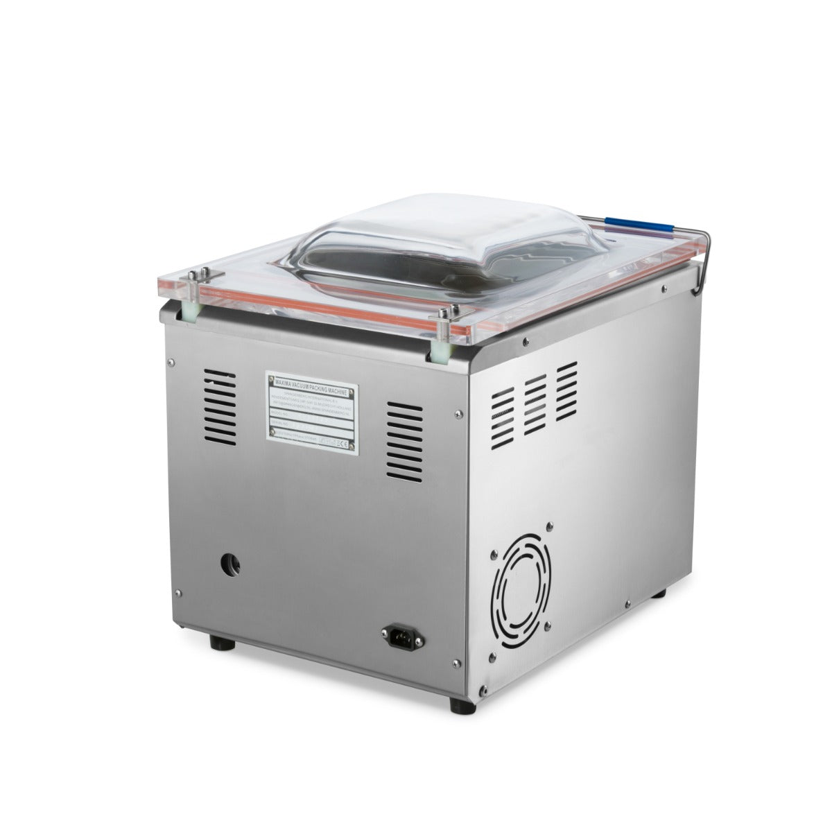 Machine à emballer sous vide Maxima avec joint de 30 cm, chambre compacte W32 x D37 x H18,5 cm pour emballage alimentaire.