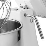 Mixer planétaire - 7 L - jusqu'à 2 kg de pâte - blanc