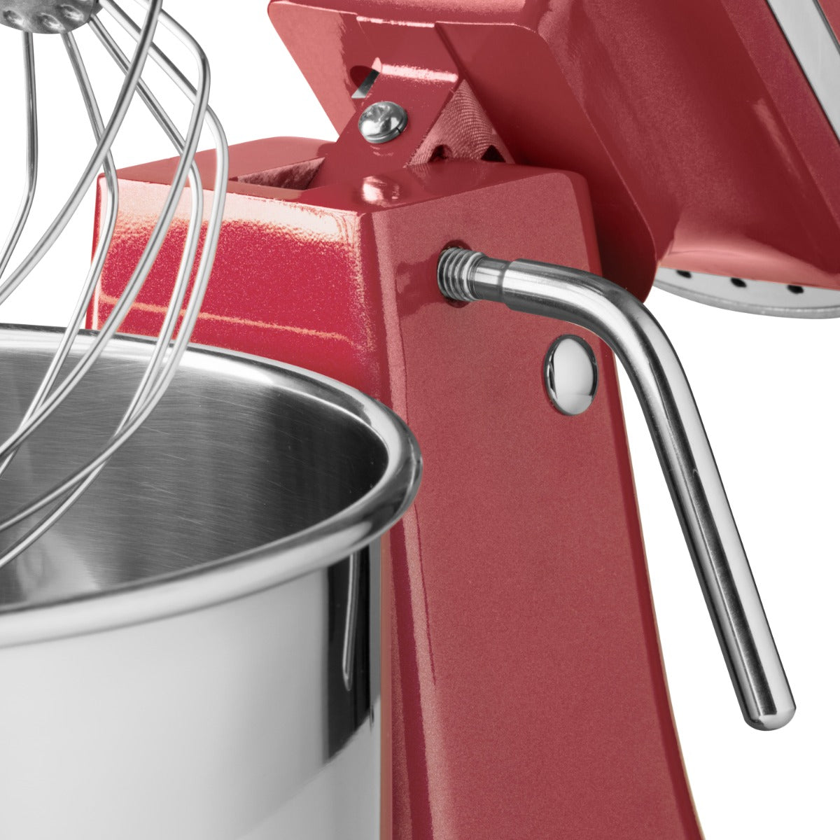 Mixer planétaire - 7 L - jusqu'à  2kg de pâte - rouge framboise
