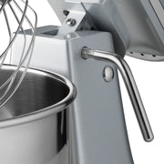 Mixer planétaire - 7 L - jusqu'à 2 kg de pâte - argent