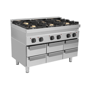 UnderComptoir 1200mm – With 6 Drawers - 7030UB-C - Unninox - image 5