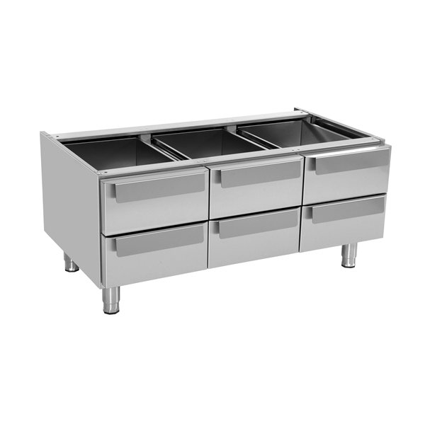 UnderComptoir 1200mm – With 6 Drawers - 7030UB-C - Unninox