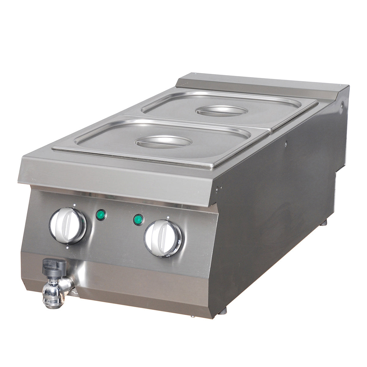 Premium bain-marie - single unit - 90 cm depth - electric