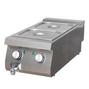 Premium bain-marie - single unit - 90 cm depth - electric