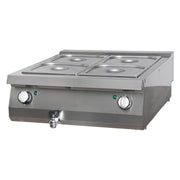 Premium bain marie - double unit - 90 cm deep - electric