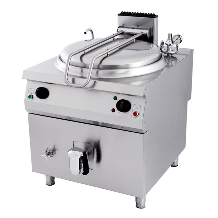 Marmite électrique Maxima ligne de cuisson 900, 160 L, indirecte, profondeur 90 cm, pour cuisine professionnelle.