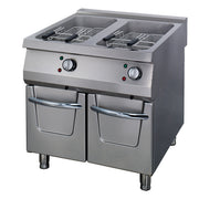 Premium Fryer - 2 x 22 L - double unit - 90 cm deep - with drain tap - electric