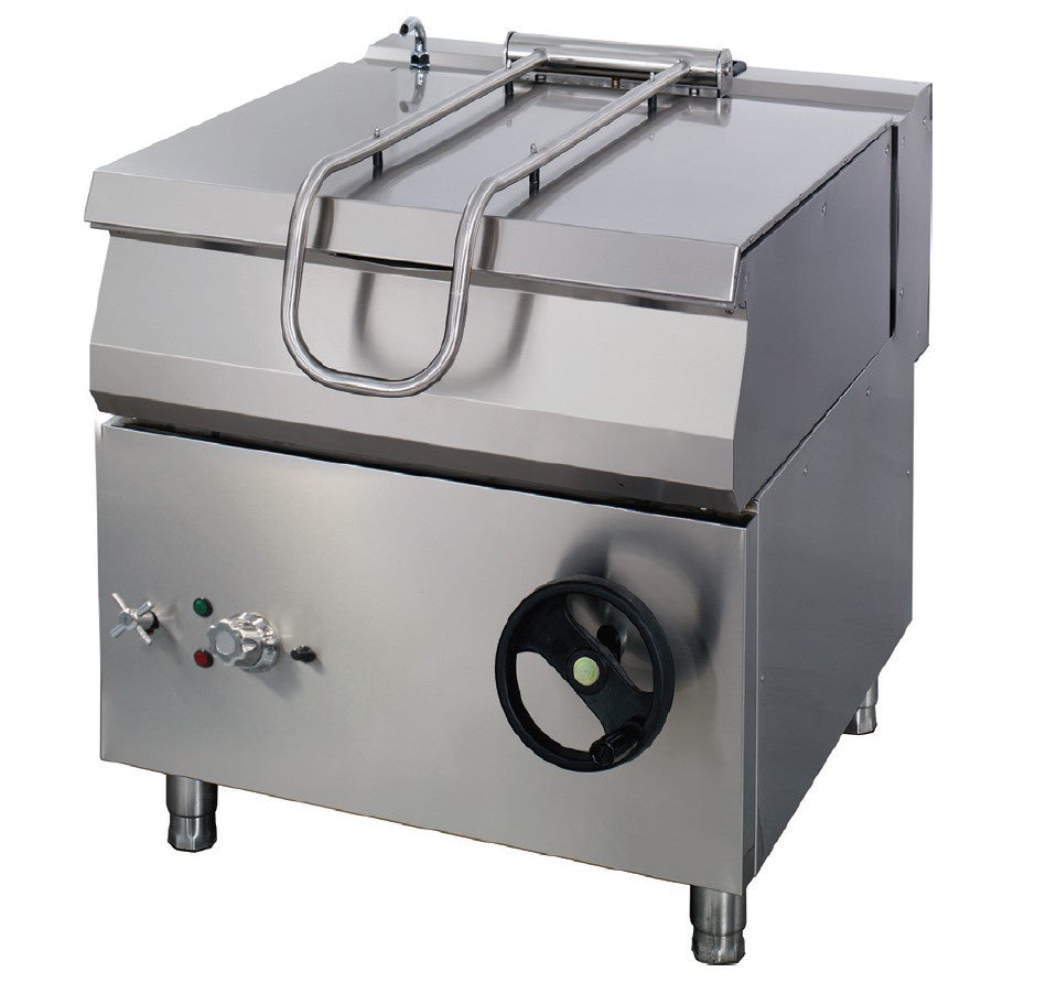 Ligne de cuisson Maxima, grande cuve en acier pour cuisine professionnelle, 50L, double unité, profondeur 70cm, gaz.