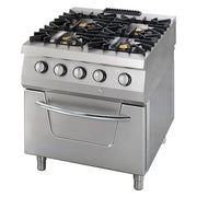 Premium range cooker - 4 burners - double oven - 90 cm depth - gas