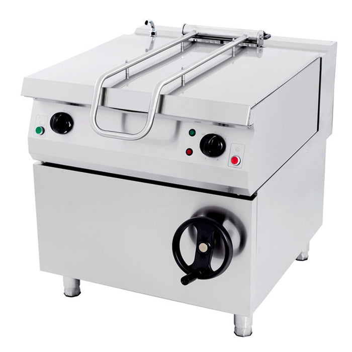 Poêle à frire professionnelle Maxima de 100 L, ligne de cuisson 900, profondeur 90 cm, gaz, outil de cuisine industriel.
