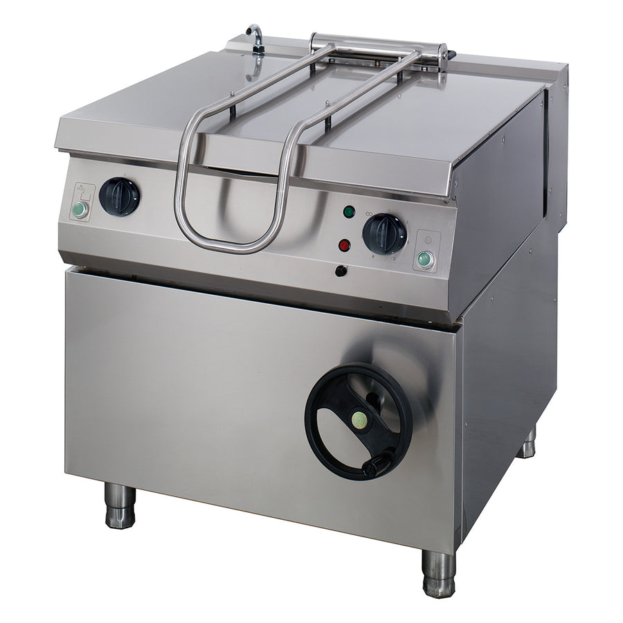 Poêle à frire électrique Maxima 100 L, ligne de cuisson 900, profondeur 90 cm, pour cuisson professionnelle.