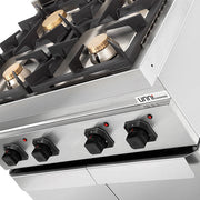 gaz stove with portes – 28.5kW – 4 Burners - G70C20K - Unninox - image 4