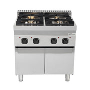 gaz stove with portes – 28.5kW – 4 Burners - G70C20K - Unninox - image 3
