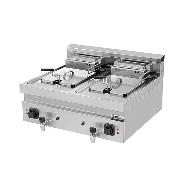 électrique Fryer 2x12L - 2x9kW (High Puissance) - Unninox - image 2