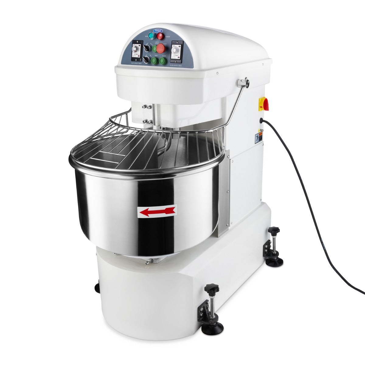 Pétrin à spirale / pétrin à pâte - 130 L - 80 kg de pâte - 2 vitesses - 400V
