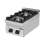gaz Stove – 13kW – 2 Burners - G70C10B - Unninox - image 2
