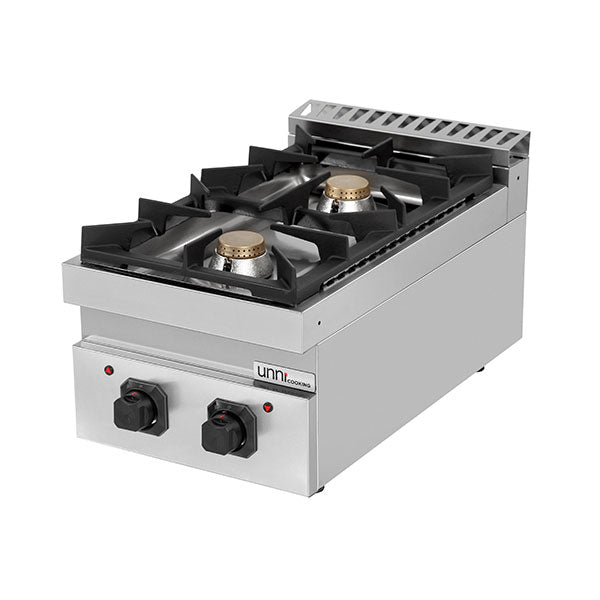 gaz Stove – 13kW – 2 Burners - G70C10B - Unninox - image 2
