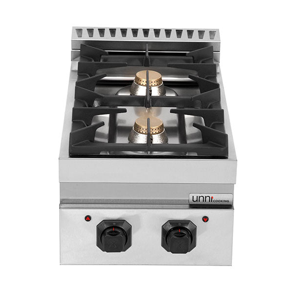 gaz Stove – 13kW – 2 Burners - G70C10B - Unninox - image 3
