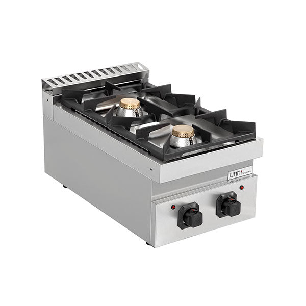 gaz Stove – 13kW – 2 Burners - G70C10B - Unninox